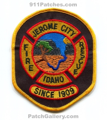 Jerome City Fire Rescue Department Patch (Idaho)
Scan By: PatchGallery.com
Keywords: dept. since 1909