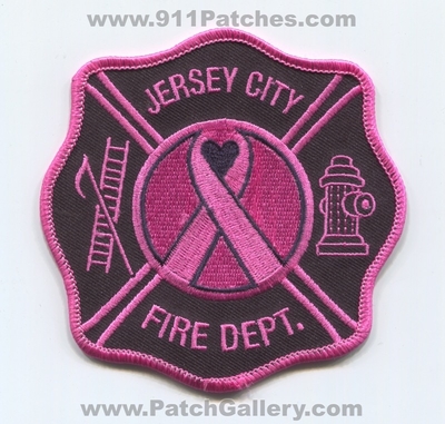 Jersey City Fire Department Pink Cancer Ribbon Patch (New Jersey)
Scan By: PatchGallery.com
Keywords: dept.