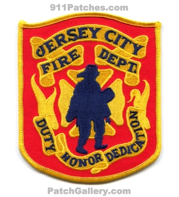 Jersey City Fire Department Patch (New Jersey)
Scan By: PatchGallery.com
Keywords: dept. duty honor dedication