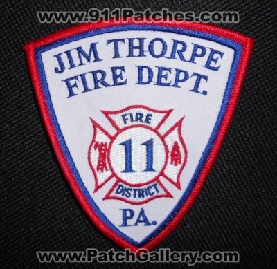 Jim Thorpe Fire Department District 11 (Pennsylvania)
Thanks to Matthew Marano for this picture.
Keywords: dept. pa.