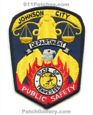 Johnson City Public Safety Department DPS Fire Police Patch (Tennessee)
Scan By: PatchGallery.com
Keywords: dept. of d.p.s.