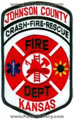 Johnson County Crash Fire Rescue Department Patch (Kansas)
Scan By: PatchGallery.com
Keywords: dept. cfr arff aircraft airport firefighter firefighting