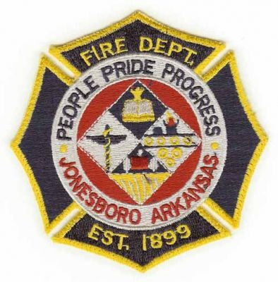 Jonesboro Fire Dept
Thanks to PaulsFirePatches.com for this scan.
Keywords: arkansas department