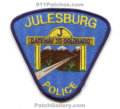 Julesburg Police Department Patch (Colorado)
Scan By: PatchGallery.com
Keywords: dept. gateway to colorado