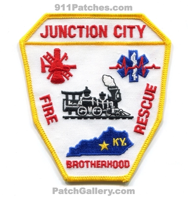 Junction City Fire Rescue Department Patch (Kentucky)
Scan By: PatchGallery.com
Keywords: dept. brotherhood