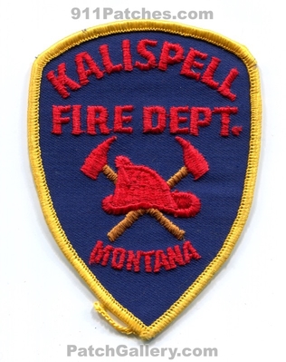 Kalispell Fire Department Patch (Montana)
Scan By: PatchGallery.com
Keywords: dept.