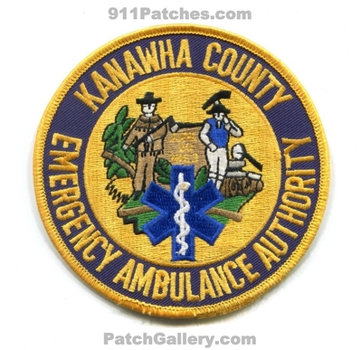 Kanawha County Emergency Ambulance Authority EMS Patch (West Virginia)
Scan By: PatchGallery.com
Keywords: co. medical services emt paramedic