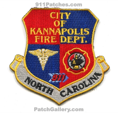 Kannapolis Fire Department Patch (North Carolina)
Scan By: PatchGallery.com
Keywords: city of dept. 911