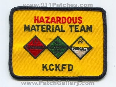 Kansas City Kansas Fire Department Hazardous Material Team Patch (Kansas)
Scan By: PatchGallery.com
Keywords: dept. kckfd haz-mat hazmat materials