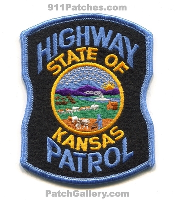 Kansas Highway Patrol Patch (Kansas)
Scan By: PatchGallery.com
Keywords: state of state police department dept.