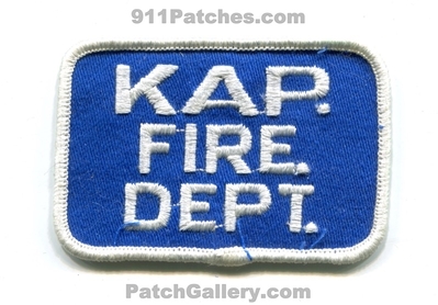 Kapuskasing Fire Department Patch (Canada ON)
Scan By: PatchGallery.com
Keywords: dept. kap.