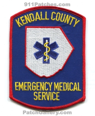 Kendall County Emergency Medical Services EMS Patch (Texas)
Scan By: PatchGallery.com
Keywords: co. ambulance emt paramedic
