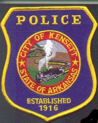Kensett Police
Thanks to EmblemAndPatchSales.com for this scan.
Keywords: arkansas city of