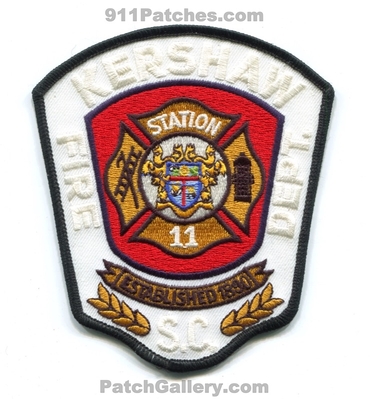 Kershaw Fire Department Station 11 Patch (South Carolina)
Scan By: PatchGallery.com
Keywords: dept. established 1890