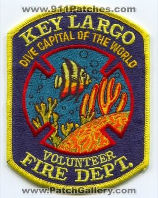 Key Largo Volunteer Fire Department Patch (Florida)
Scan By: PatchGallery.com
Keywords: vol. dept. dive capital of the world