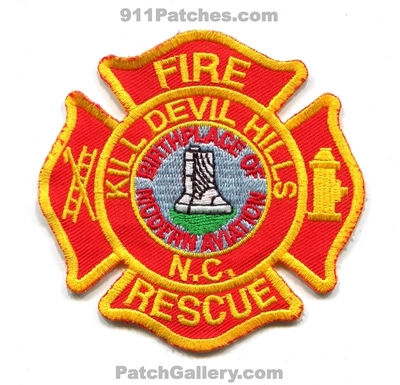 Kill Devil Hills Fire Rescue Department Patch (North Carolina)
Scan By: PatchGallery.com
Keywords: dept. birthplace of modern aviation