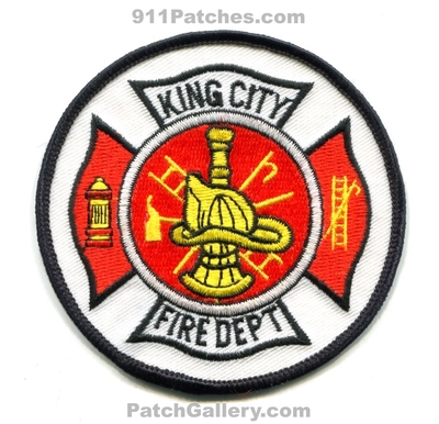 King City Fire Department Patch (California)
Scan By: PatchGallery.com
Keywords: dept.