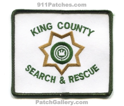 King County Sheriffs Search and Rescue SAR Patch (Washington)
Scan By: PatchGallery.com
Keywords: co. department dept. office ems