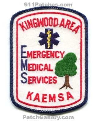 Kingwood Area Emergency Medical Services EMS Patch (Texas)
Scan By: PatchGallery.com
Keywords: kaemsa ambulance emt paramedic