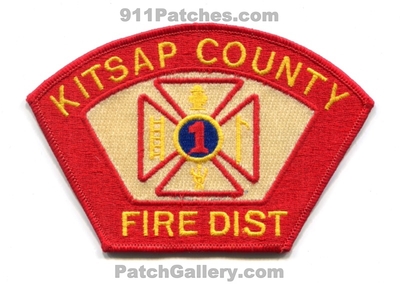 Kitsap County Fire District 1 Patch (Washington)
Scan By: PatchGallery.com
Keywords: co. dist. number no. #1 department dept.