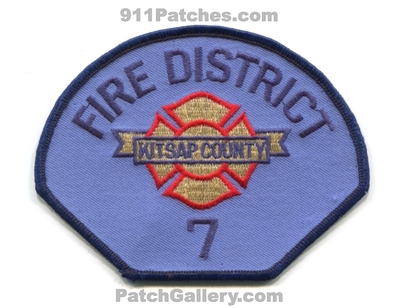 Kitsap County Fire District 7 Patch (Washington)
Scan By: PatchGallery.com
Keywords: co. dist. number no. #7 department dept.