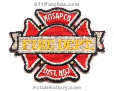 Kitsap County Fire District 7 Patch (Washington)
Scan By: PatchGallery.com
Keywords: co. dist. number no. #7 department dept.