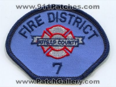 Kitsap County Fire District 7 (Washington)
Scan By: PatchGallery.com
Keywords: co. dist. number no. #7 department dept.