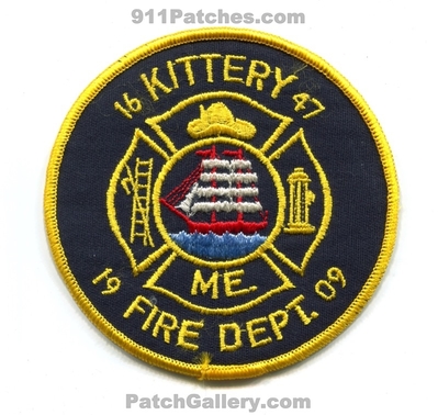 Kittery Fire Department Patch (Maine)
Scan By: PatchGallery.com
Keywords: dept. 1647 1909