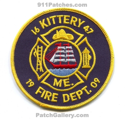Kittery Fire Department Patch (Maine)
Scan By: PatchGallery.com
Keywords: dept. me. 1647 1909