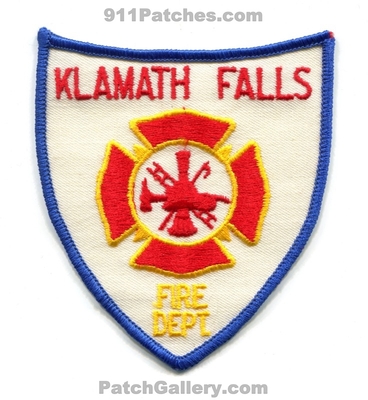 Klamath Falls Fire Department Patch (Oregon)
Scan By: PatchGallery.com
Keywords: dept.