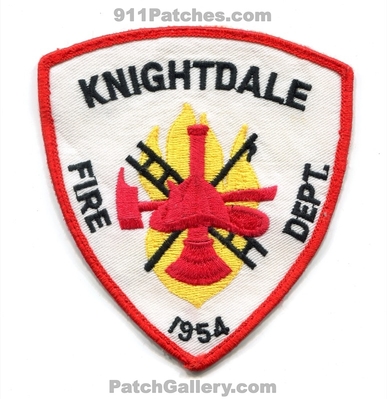 Knightdale Fire Department Patch (North Carolina)
Scan By: PatchGallery.com
Keywords: dept. 1954