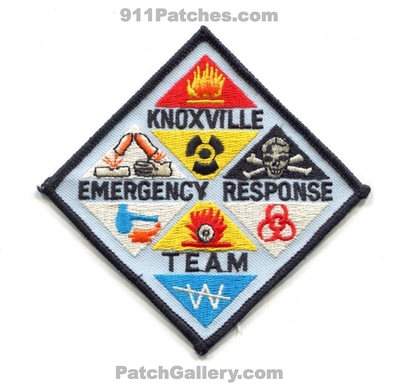 Knoxville Fire Department Emergency Response Team Patch (Tennessee)
Scan By: PatchGallery.com
Keywords: hazmat haz-mat ert