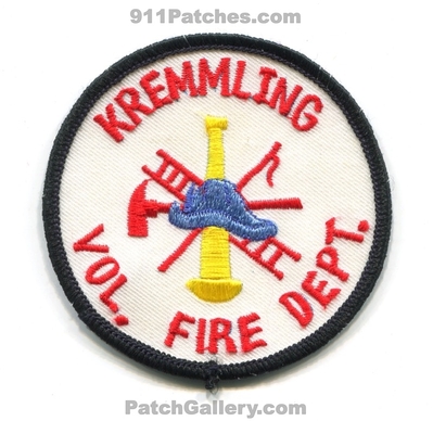 Kremmling Volunteer Fire Department Patch (Colorado)
[b]Scan From: Our Collection[/b]
Keywords: vol. dept.