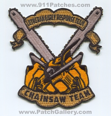 Lutheran Early Response Team LERT Chainsaw Team Patch (Kansas)
Scan By: PatchGallery.com
