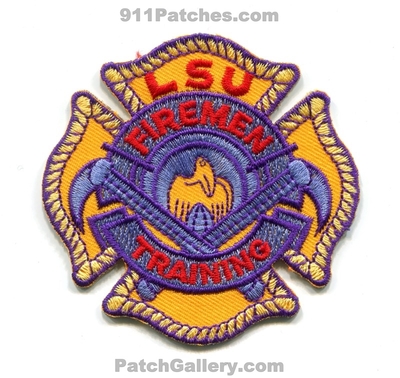 Louisiana State University LSU Firemen Training Fire Department Patch (Louisiana)
Scan By: PatchGallery.com
Keywords: school academy dept.