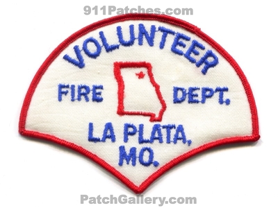 La Plata Volunteer Fire Department Patch (Missouri)
Scan By: PatchGallery.com
Keywords: laplata vol. dept. mo.
