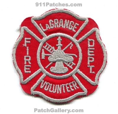 LaGrange Volunteer Fire Department Patch (UNKNOWN STATE)
Scan By: PatchGallery.com
Keywords: vol. dept.