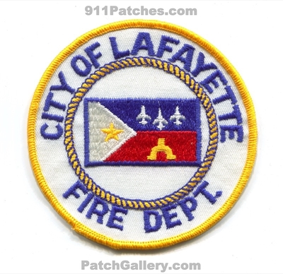 Lafayette Fire Department Patch (Louisiana)
Scan By: PatchGallery.com
Keywords: dept.