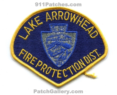 Lake Arrowhead Fire Protection District Patch (California)
Scan By: PatchGallery.com
Keywords: prot. dist. department dept. san bernardino county co.