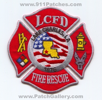 Lake Charles Fire Rescue Department Patch (Louisiana)
Scan By: PatchGallery.com
Keywords: dept. lcfd la 1876