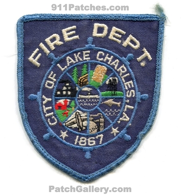 Lake Charles Fire Department Patch (Louisiana)
Scan By: PatchGallery.com
Keywords: city of dept. 1867