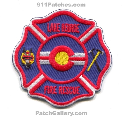 Lake George Fire Rescue Department Patch (Colorado)
[b]Scan From: Our Collection[/b]
Keywords: dept.