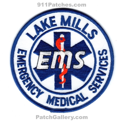 Lake Mills Emergency Medical Services EMS Patch (Wisconsin)
Scan By: PatchGallery.com
Keywords: ambulance emt paramedic