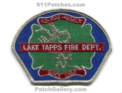 Lake Tapps Fire Department Patch (Washington)
Scan By: PatchGallery.com
Keywords: dept. aid rescue since 1963