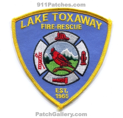 Lake Toxaway Fire Rescue Department Patch (North Carolina)
Scan By: PatchGallery.com
Keywords: dept. est. 1965