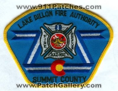 Lake Dillon Fire Authority Patch (Colorado) (Defunct)
[b]Scan From: Our Collection[/b]
Now Summit Fire EMS in 2018
Keywords: rescue hazmat haz-mat department dept.