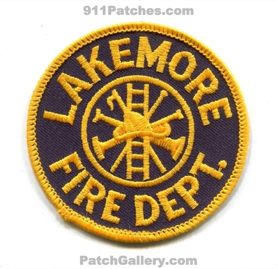 Lakemore Fire Department Patch (Ohio)
Scan By: PatchGallery.com
Keywords: dept.