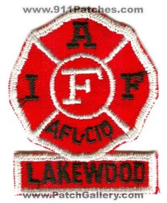 Lakewood Fire Department IAFF Patch (Colorado) (Defunct)
[b]Scan From: Our Collection[/b]
Now West Metro Fire Rescue
Keywords: dept. i.a.f.f. union afl-cio