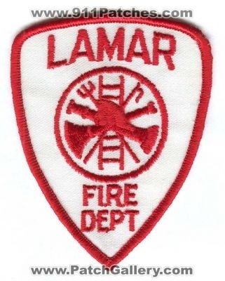 Lamar Fire Department Patch (Colorado)
[b]Scan From: Our Collection[/b]
Keywords: dept