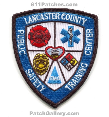 Lancaster County Public Safety Training Center Patch (Pennsylvania)
Scan By: PatchGallery.com
Keywords: co. fire department dept. ems police emergency management agency ema hazmat haz-mat